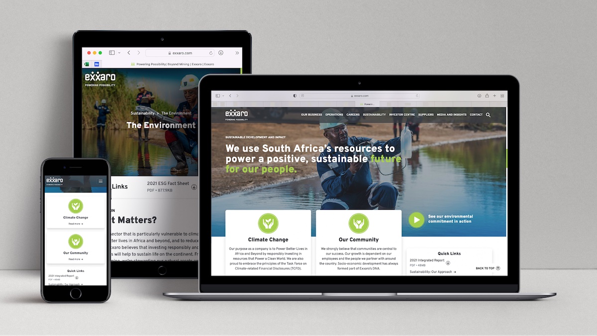 Exxaro – Corporate Website