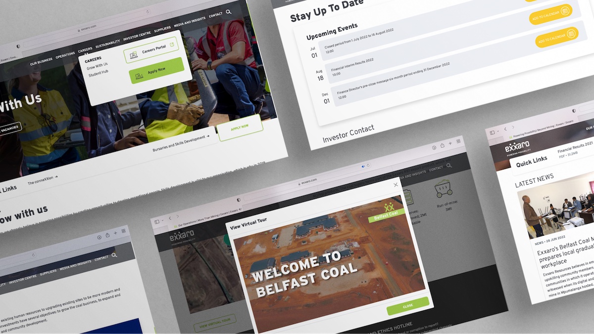 Exxaro – Corporate Website