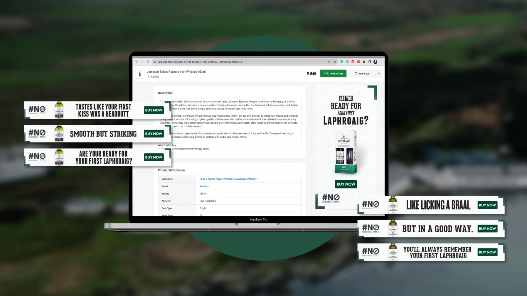 Laphroaig – Say it in South African