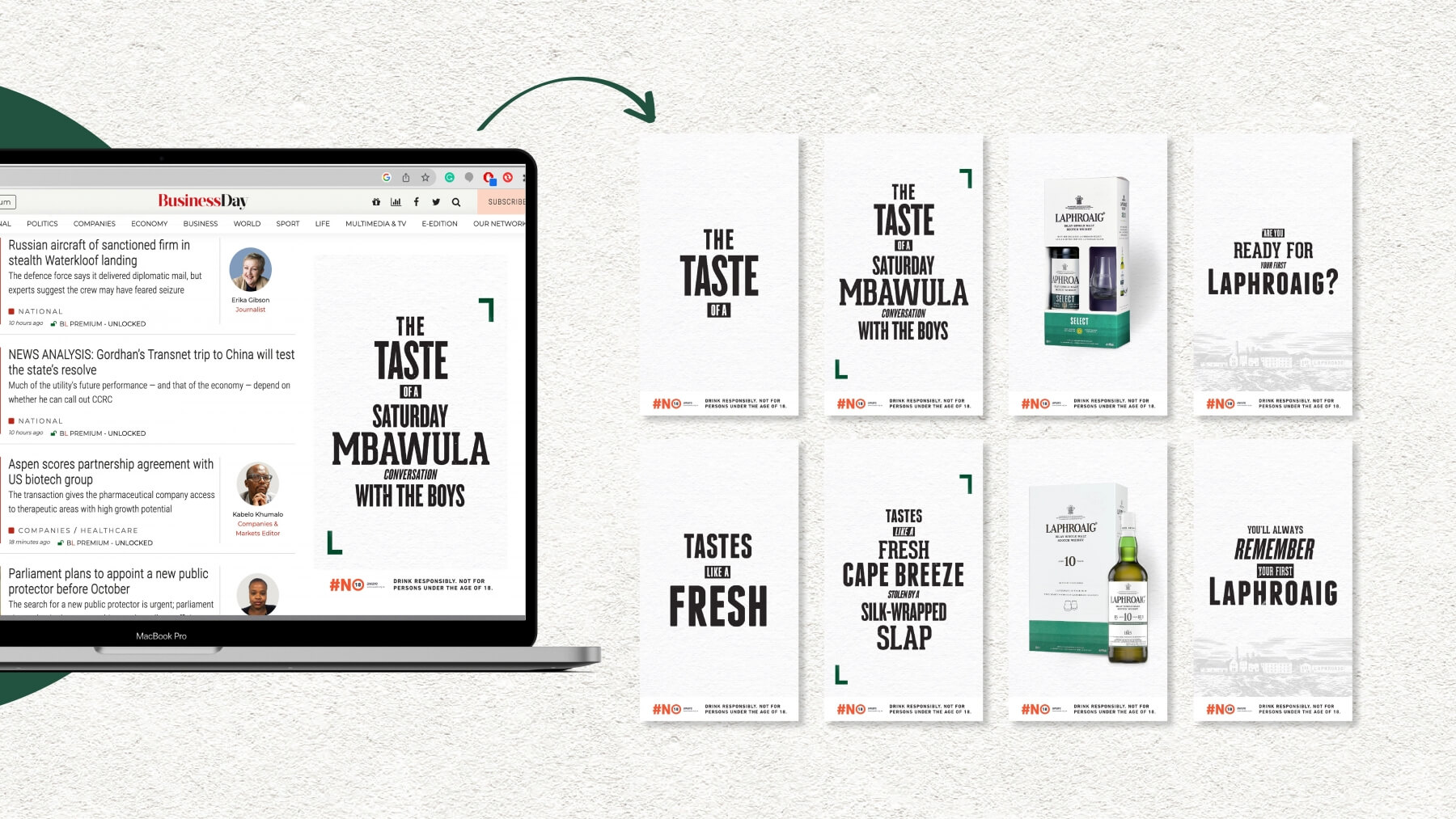 Laphroaig – Say it in South African