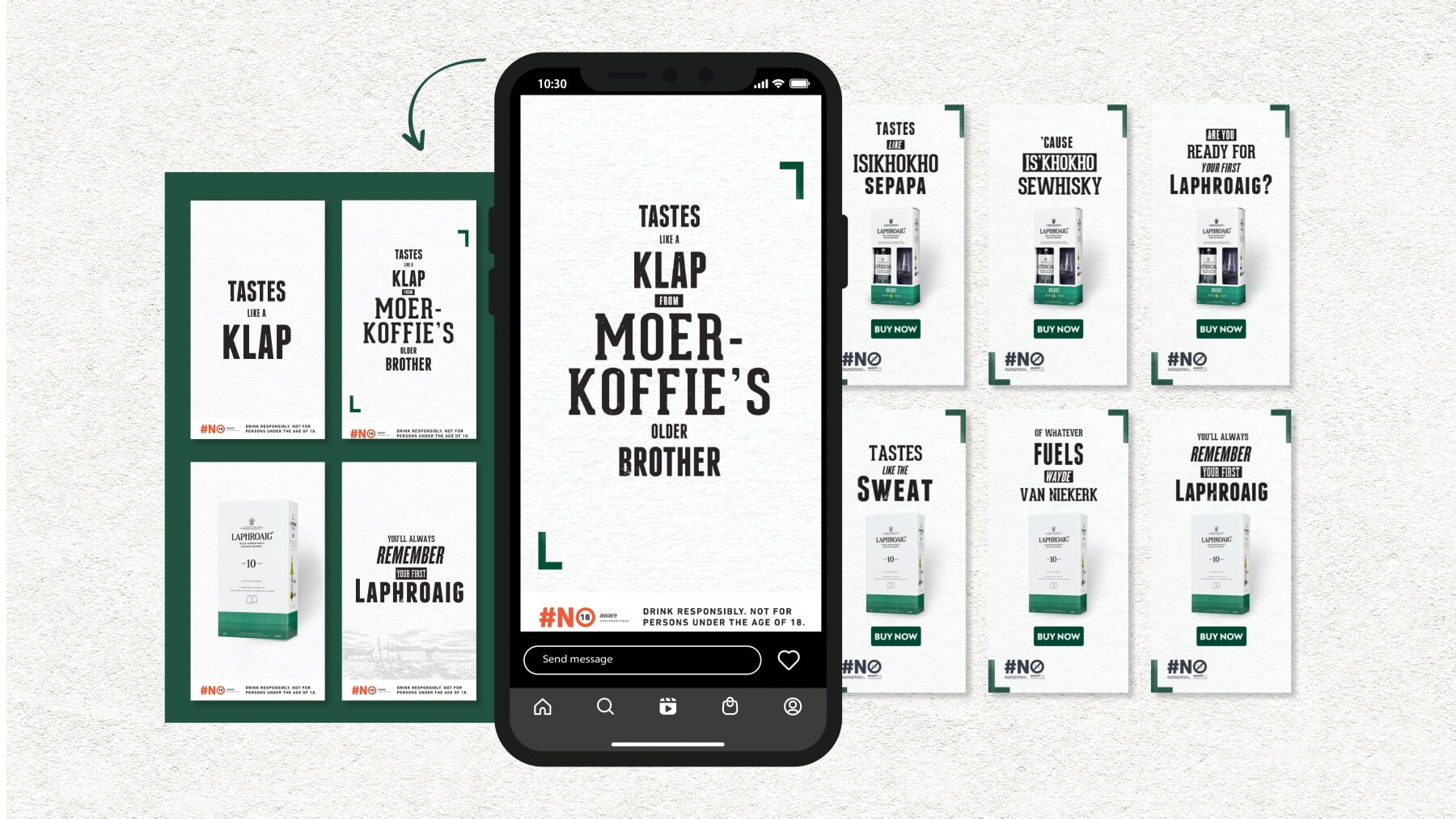Laphroaig – Say it in South African